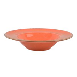 Тарелка глубокая 26 см с полями фарфор цвет оранжевый Seasons, Porland