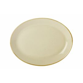 Блюдо овальное 36х27 см фарфор цвет желтый Seasons, Porland