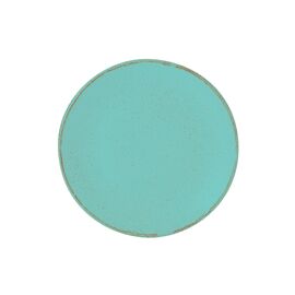 Тарелка 30 см безбортовая фарфор цвет бирюзовый Seasons, Porland