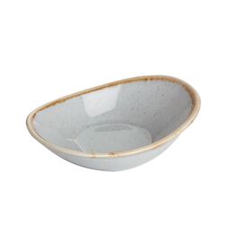 Соусник овальный 7х11 см фарфор цвет серый Seasons, Porland