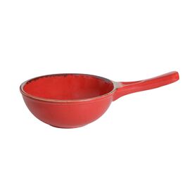 Сковорода d 16 см 600 мл фарфор цвет красный Seasons, Porland