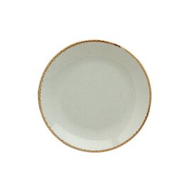 Тарелка 24 см безбортовая фарфор цвет серый Seasons, Porland