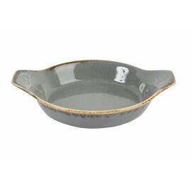 Форма для запекания d 17 см h 4 см (L c ручками  22 см) фарфор цвет темно-серый Seasons, Porland