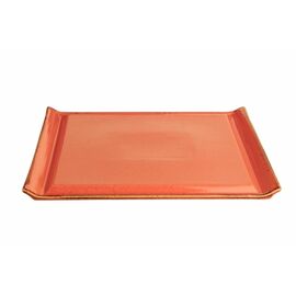 Блюдо для стейка 32х26 см фарфор цвет оранжевый Seasons, Porland