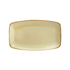 Тарелка прямоугольная 31*18 см фарфор цвет желтый Seasons, Porland