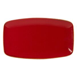 Тарелка прямоугольная 31*18 см фарфор цвет красный Seasons, Porland