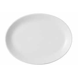 Тарелка овальная без рима 18 CM, Белый                   , Porland