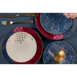 EVOKE Сервиз обеденный на 12 персон (60 предметов: тарелка обеденная 27 см - 12 шт., тарелка глубокая 20 см 500 мл - 12 шт., салатник 13 см - 12 шт., тарелка обеденная 21 см - 12 шт., блюдо овальное 24 см - 2 шт., блюдо овальное 32 см - 2 шт., солонка - 2