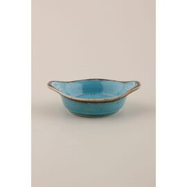 Соусник с ручками d 7 см фарфор цвет бирюзовый Seasons, Porland