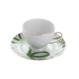 MOROCCO DS.1 Кофейная пара 80 мл (чашка с ручкой, блюдце), Porland