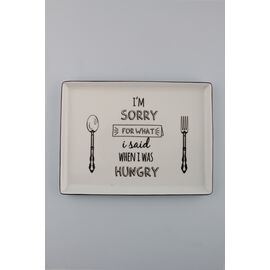 BE HAPPY Блюдо прямоугольное 27х20 см, Porland