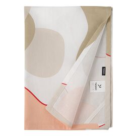 Полотенце кухонное бежевого цвета с авторским принтом из коллекции Freak Fruit, 50х70 см, Tkano