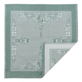 Салфетка из хлопка зеленого цвета с рисунком Щелкунчик из коллекции New Year Essential, 53х53см, Tkano