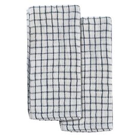 Набор из двух муслиновых полотенец с графичным дизайном из коллекции Essential, 50х70 см, Tkano