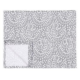 Дорожка на стол серого цвета с принтом Спелая Смородина из коллекции Scandinavian touch, 45х150 см, Tkano