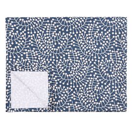 Дорожка на стол темно-синего цвета с принтом Спелая Смородина из коллекции Scandinavian touch, 45х150 см, Tkano