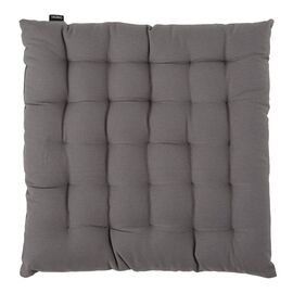 Подушка на стул из хлопка серого цвета из коллекции Essential, 40х40 см, Tkano