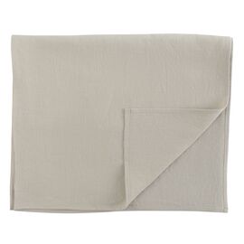 Дорожка на стол из умягченного льна бежевого цвета, 45х150 см, Tkano