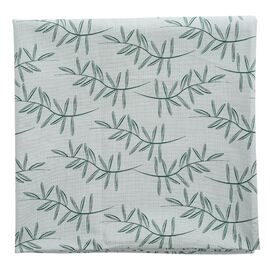 Скатерть на стол из хлопка с графичным принтом Папоротник Russian North, 170х170 см, Tkano