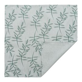 Салфетка сервировочная из хлопка с графичным принтом Папоротник Russian North, 45х45 см, Tkano