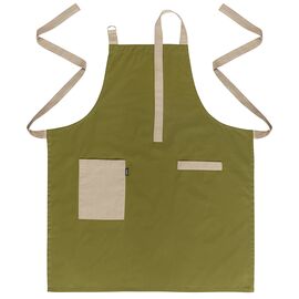 Фартук из хлопка оливкового цвета из коллекции Essential, 70х85 см, Tkano