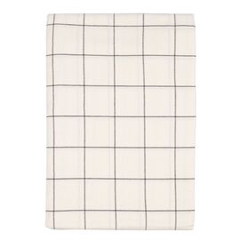 Скатерть из хлопка белого цвета в клетку из коллекции Essential, 170х250 см, Tkano