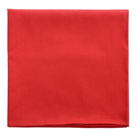 Скатерть на стол из хлопка красного цвета Russian North, 170х170 см, Tkano