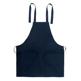 Фартук из умягченного льна темно-синего цвета Essential, 70х82 см, Tkano