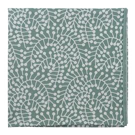 Скатерть из хлопка зеленого цвета с рисунком Спелая смородина, Scandinavian touch, 180х180см, Tkano