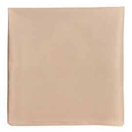 Скатерть классическая бежевого цвета из хлопка из коллекции Essential, 180х180 см, Tkano