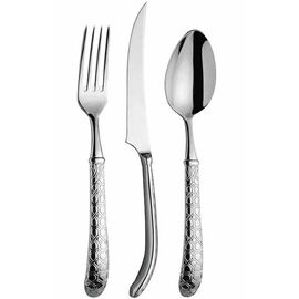 Набор из 24 столовых приборов: 6 вилок, 6 ложек, 6 ножей, 6 чайных ложек, нержавеющая сталь, Ali Baba, Broggi