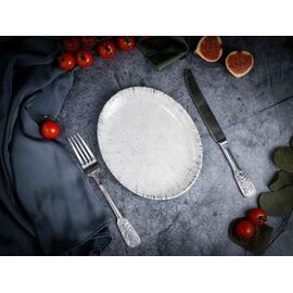 Блюдо овальное 21 х 16 см,  цвет серый, BLIZZARD, Porland