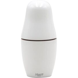 Мельница для специй "матрешка" h 15 см, бук лакированный, цвет белый, серия MATRYOSHKA, Bisetti