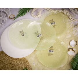 Набор обеденных тарелок 21,5 см Coralina, 4 шт., цвет пастельно-желтый, Casa di fortuna