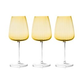 Набор из 6-ти бокалов для вина, 550 мл, цвет янтарный, Opium, Le Stelle