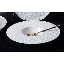 Тарелка для пасты 240 мл, d 29,3 см, h 5,2 см, костяной фарфор, Origami, Casa di fortuna