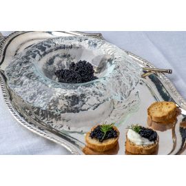 Тарелка для пасты d 25 см, h 5 см, стекло, серия Io, ArdaCam