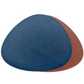 Набор из 2-х двухсторонних сервировочных салфеток Drop, 33х41 см, синий/коричневый, Liberty Jones
