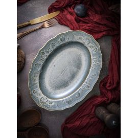Блюдо овальное 32x24,2 см, h 4,7 см, фарфор, Vintage, Casa di fortuna
