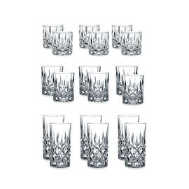Подарочный набор стаканов Noblesse 18 шт.  Set/18, 6 х 245 мл, 6 х 295 мл, 6 х 375 мл, хрусталь, Nachtmann