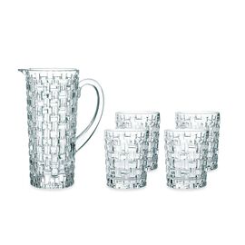 Набор: графин + 4 стакана для виски, хрустальное стекло, 5 предметов, коллекция BOSSA NOVA, Nachtmann