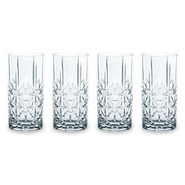 Набор высоких стаканов Highland Longdrink Set of 4, 4 шт., 375 мл, хрусталь, Nachtmann