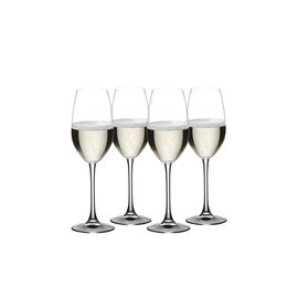 Набор из 4-х бокалов для шампанского, Vivino, объем: 260 мл, h=217 мм, d=66 мм, бессвинцовый хрусталь, 103744, Nachtmann
