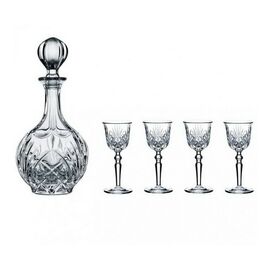 Набор PALAIS из 5 предметов декантер + 4 бокала для ликера, бессвинцовый хрусталь, Nachtmann