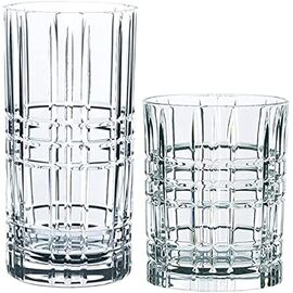 Набор из 12-ти стаканов Highland: 6 низких 345 мл, 6 высоких 445 мл, хрустальное стекло, Nachtmann
