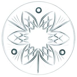 Блюдо для торта PALAIS, 22 см, хрустальное стекло, 38334, Nachtmann