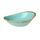 Соусник овальный 7х11 см фарфор цвет бирюзовый Seasons, Porland