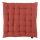 Подушка на стул из хлопка терракотового цвета из коллекции Prairie, 40х40 см, Tkano