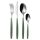 Набор из 24 столовых приборов Cutlery My Fusion, оливковый, Guzzini