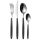 Набор из 24 столовых приборов Cutlery My Fusion, черный, Guzzini